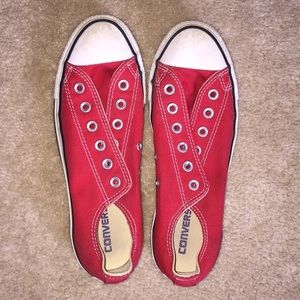 Red Low Top Converse